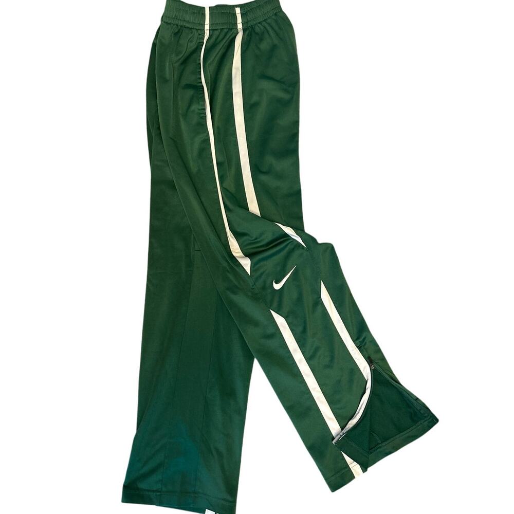EUC Nike Team Overtime Training Pants Emerald Green / White RARE Men’s Small